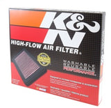 K&N Replacement Filter 11.438in O/S Length x 11.375in O/S Width x 1in H for 13 Nissan Altima 2.5L 33-2478