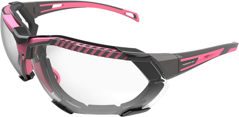 FORCEFLEX FF4 Sunglasses - Foam - Gray/Pink - Clear FF4-04064-041