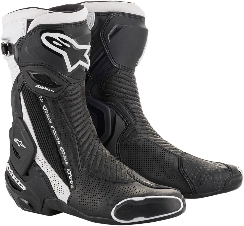 ALPINESTARS SMX+ Vented Boots - Black/White - US 12.5 / EU 48 2221119-12-48