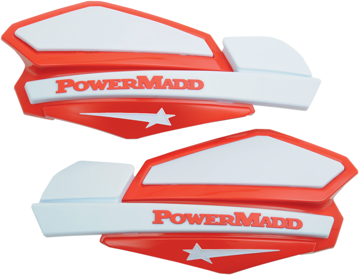 POWERMADD Handguards - Red/White 34222