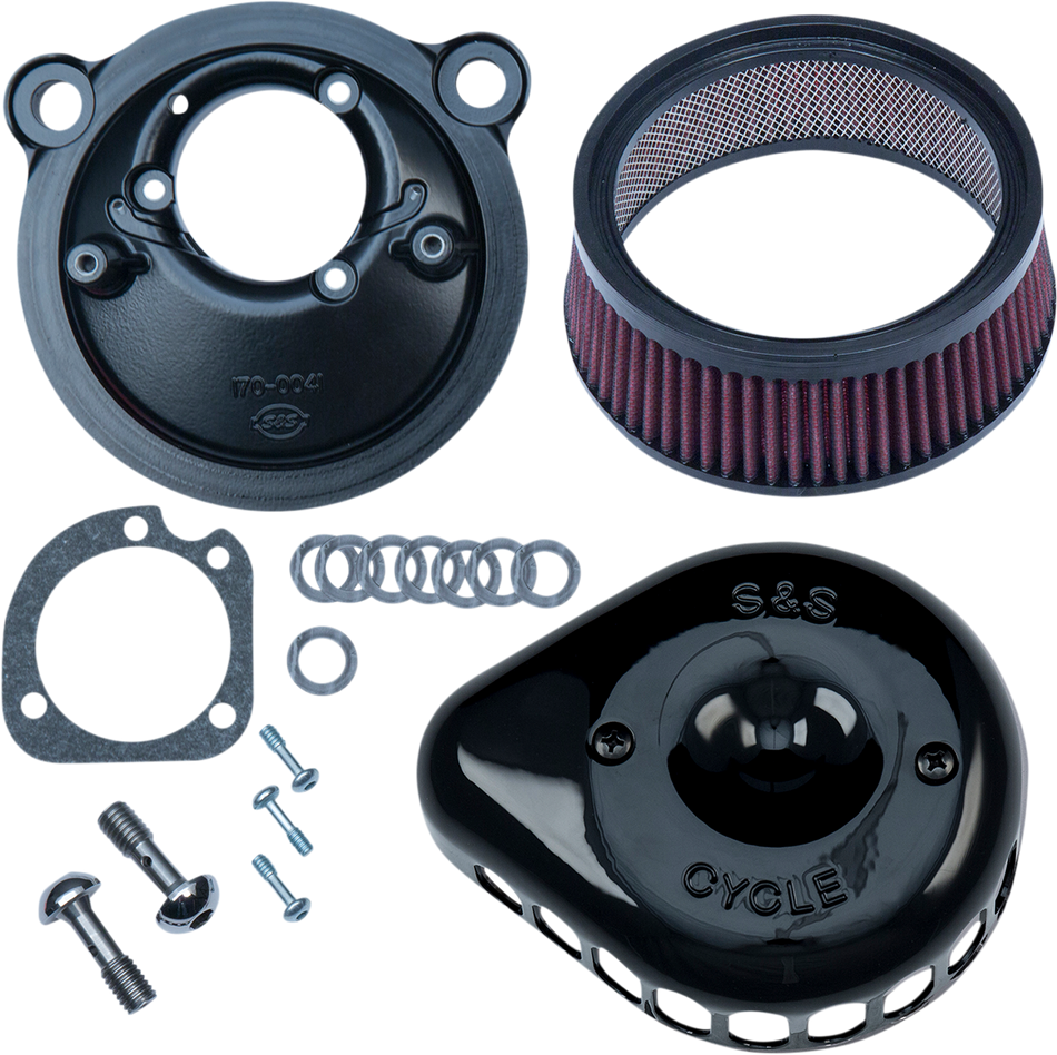 Limpiador de aire montado S&amp;S CYCLE - Negro - XL 170-0440C