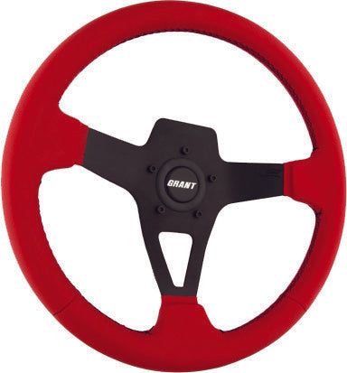 GRANT Vinyl Series Steering Wheel Red 8525