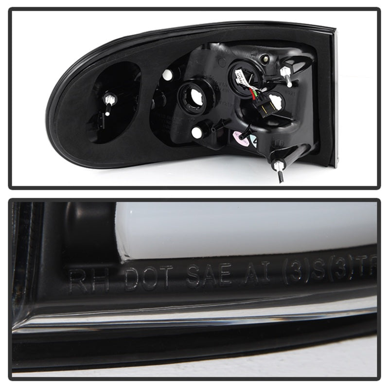 Spyder Toyota FJ Cruiser 07-13 Light Bar LED Tail Lights Black ALT-YD-TFJ07-LBLED-BK 5079442