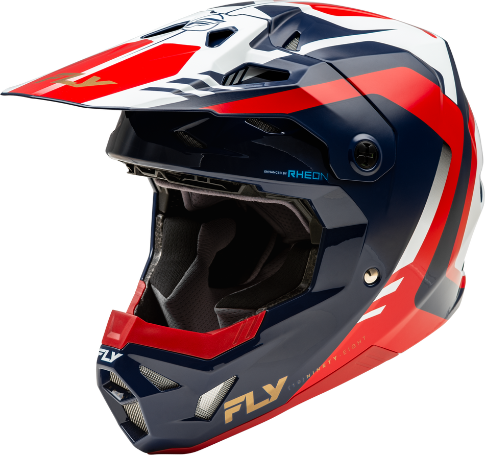 FLY RACING Formula Cp Krypton Helmet Red/White/Navy 2x 73-00372X