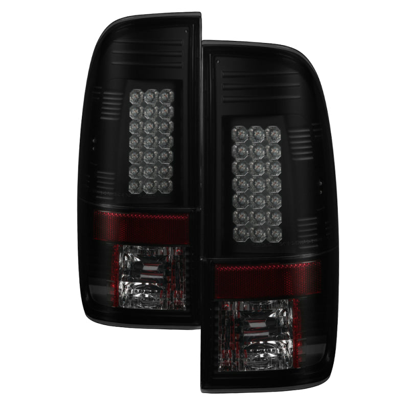 Spyder 08-16 Ford Super Duty LED Tail Lights Black Smoke ALT-YD-FS07-LED-BSM 5083296