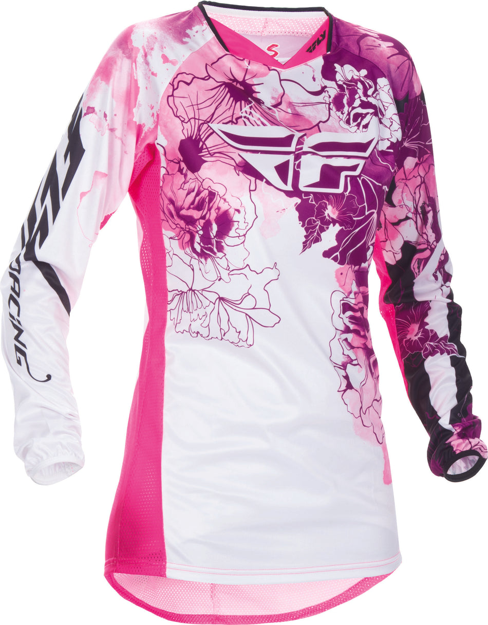 FLY RACING Kinetic Womens Jersey Pink/Purple Yx 370-622YX