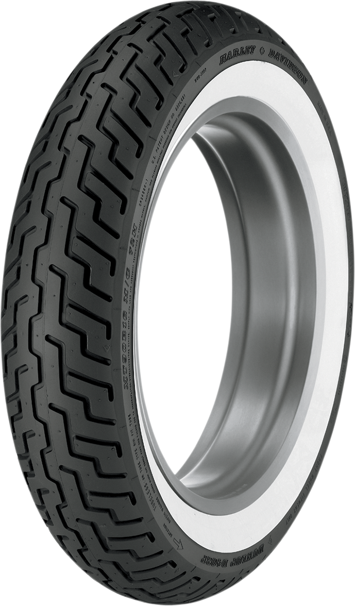 DUNLOP Tire - Harley-Davidson® D402™ - Front - MT90-16 - Wide Whitewall - 72H 45006380