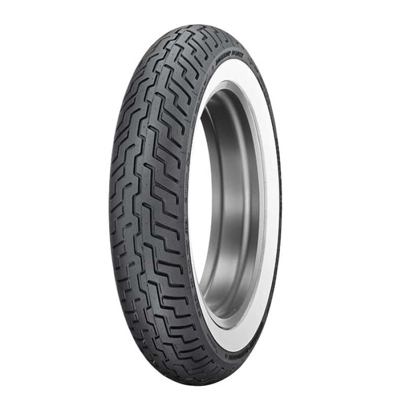 Dunlop D402 Front Tire - MT90B16 M/C 72H TL  - Wide Whitewall