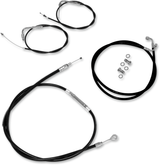 BARON Cable Kit - 12" - 14" Handlebars - Bolt - Black BA-8050KT-12B