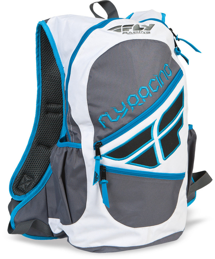 FLY RACING Jump Pack White/Grey/Blue 18x14x6" 28-5061