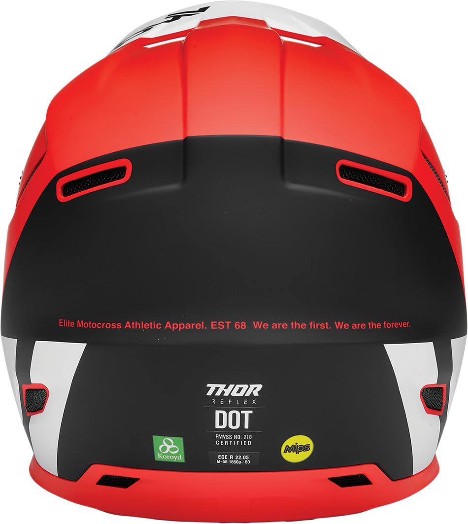 THOR Reflex Helmet - Cube - MIPS - Red/Black - XS 0110-7455