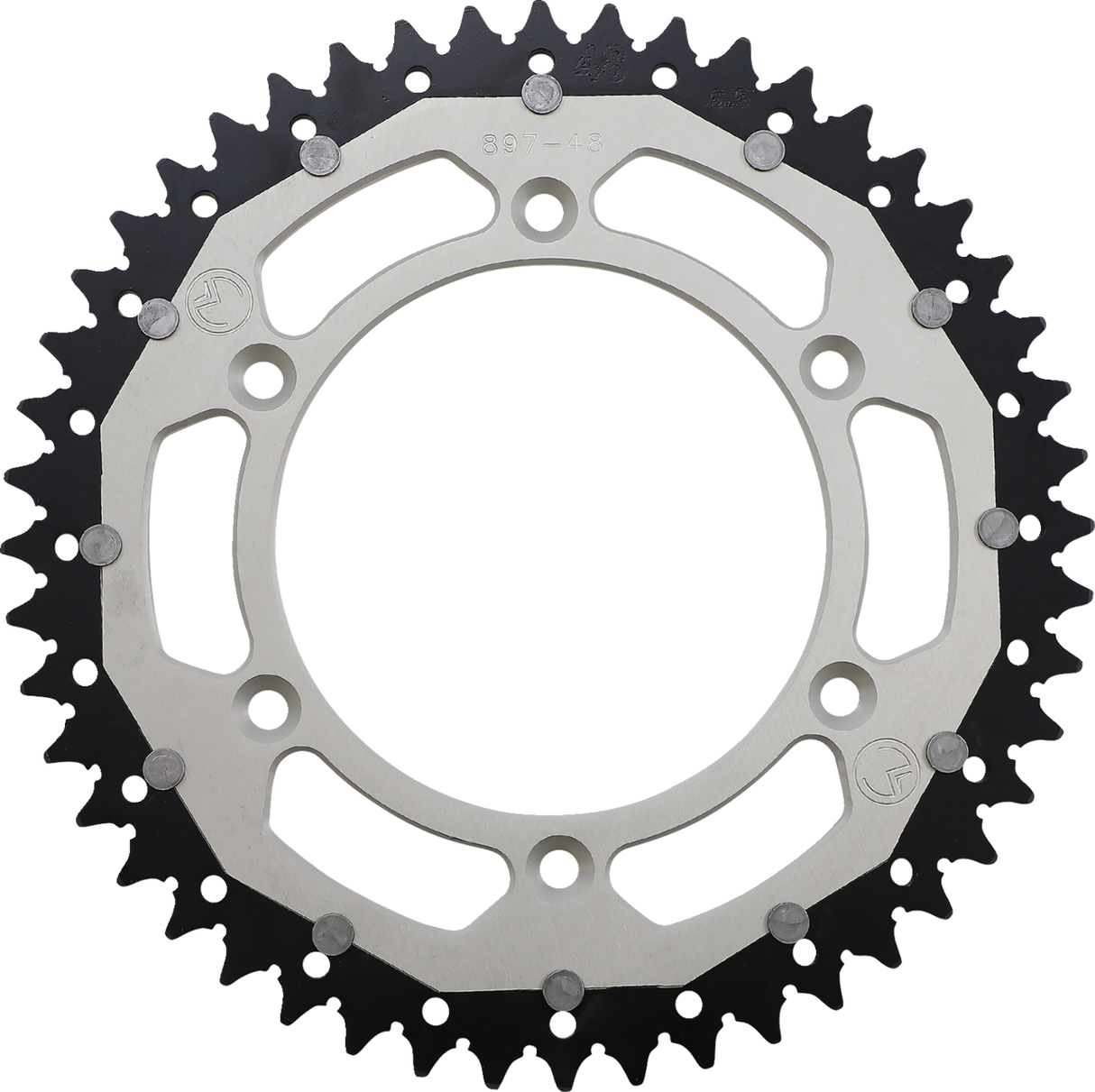 MOOSE RACING Dual Sprocket - Silver - 48 Tooth 1210-897-48-11X