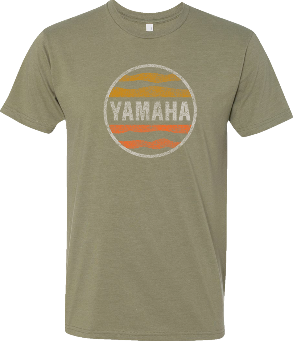 YAMAHA APPAREL Yamaha Sunset T-Shirt - Olive Green - XL NP21S-M3128-XL