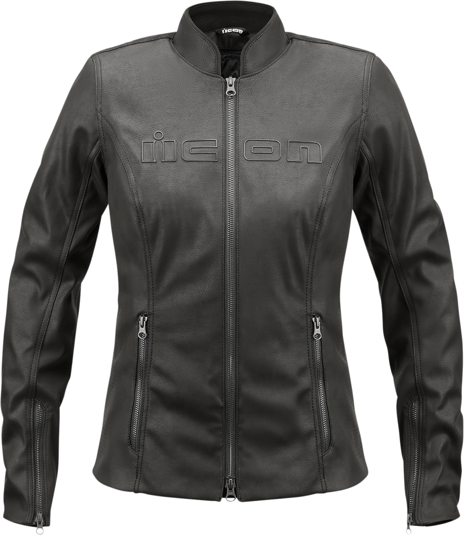 ICON Women's Tuscadero2™ Jacket - Black - US Large 2822-1429