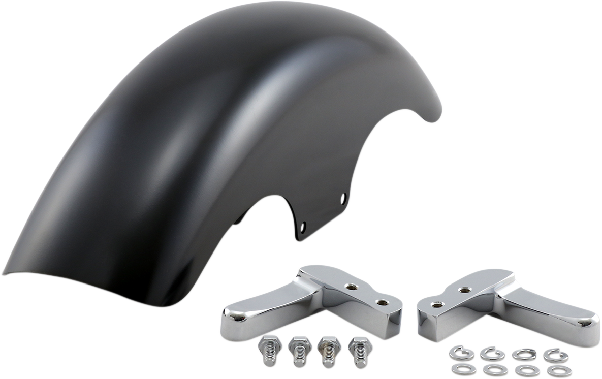 KLOCK WERKS T-Hat Fender Kit - w/ Chrome Blocks - Steel - 19" KWF-03-0019