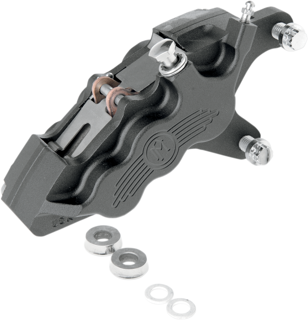 PERFORMANCE MACHINE (PM) 6 Piston Caliper - 11.5" - Right - Black Ops 0051-2916-SMB