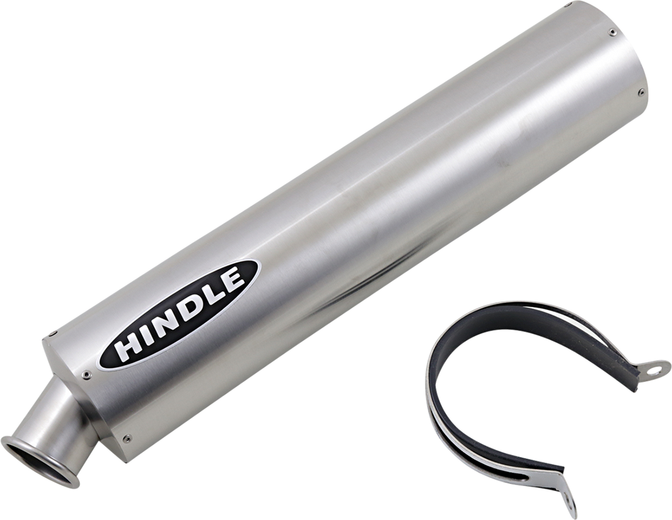 HINDLE Round Muffler - Stainless Steel - 18" GPS182R