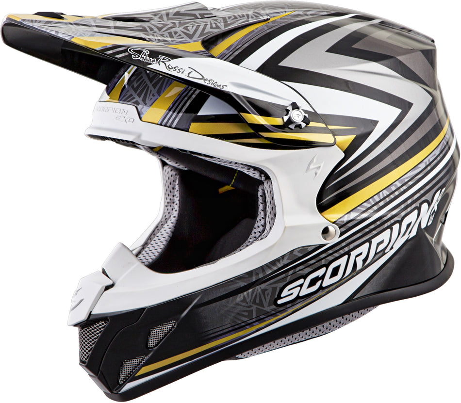 SCORPION EXO Vx-R70 Off-Road Helmet Barstow Gold Md 70-6104