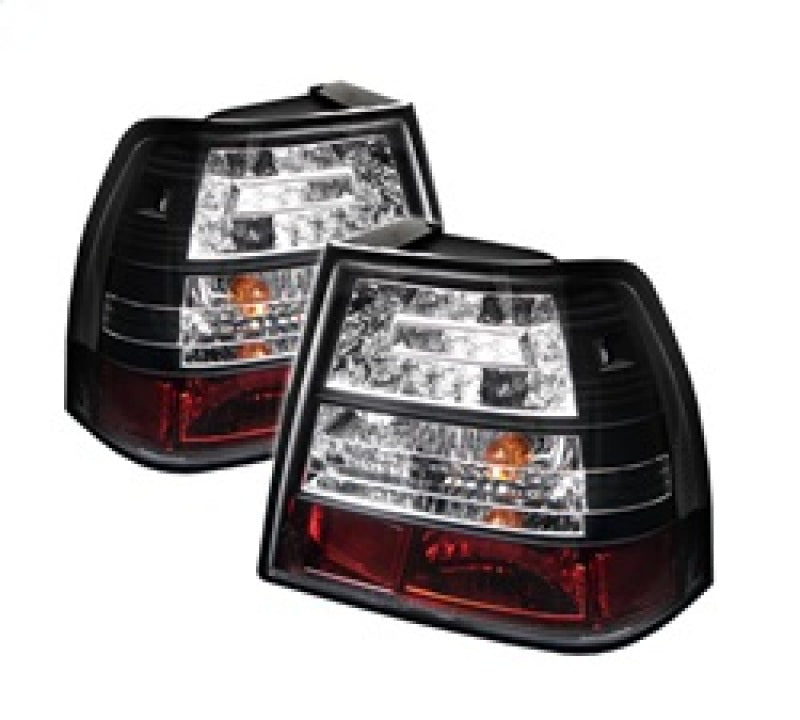 Spyder 99-04 Volkswagen Jetta Sedan (Excl Wagon) LED Tail Lights Black ALT-YD-VJ99-LED-BK 5008411