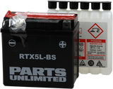 Parts Unlimited Agm Battery - Rtx5l-Bs .24 L Ctx5l-Bs