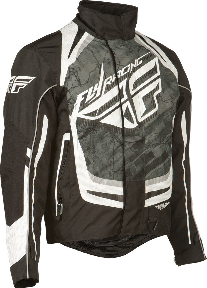 FLY RACING Snx Pro Jacket Black/White 2x 470-2180~6