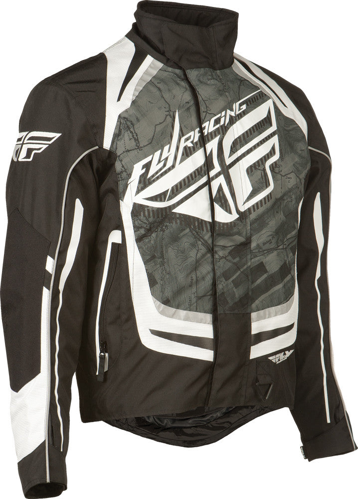 FLY RACING Snx Pro Jacket Black/White S 470-2180~2