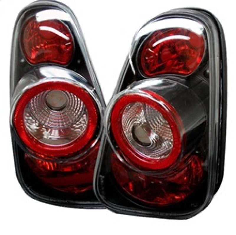 Spyder Mini Cooper 02-06/Cooper Convertibles 05-08 Euro Style Tail Lights Black ALT-YD-MC02-BK 5006240