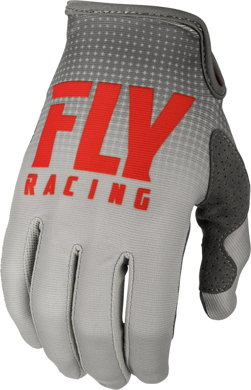 FLY RACING Lite Gloves Red/Grey Sz 04 372-01204