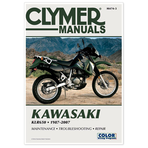 Clymer Service Manual Kawaski Klr650 1987-2007 462474