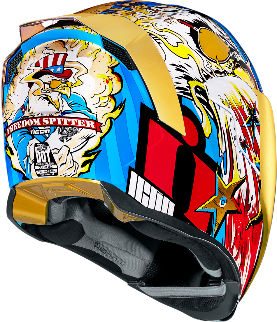 ICON Airflite™ Helmet - Freedom Spitter - Gold - XL 0101-13928