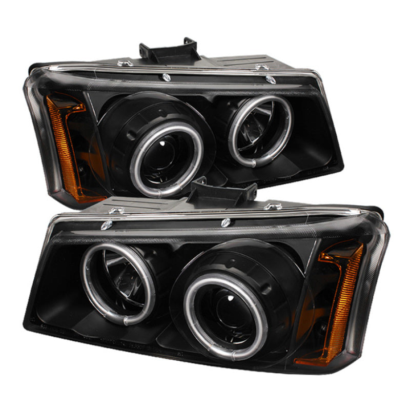 Spyder Chevy Silverado 1500 03-06 Projector HeadlightsCCFLHalo LED Blk High H1 PRO-YD-CS03-CCFL-BK 5030023