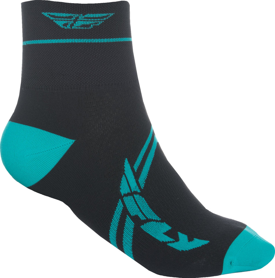 FLY RACING Action Socks Teal/Black Lg/Xl 350-0368L