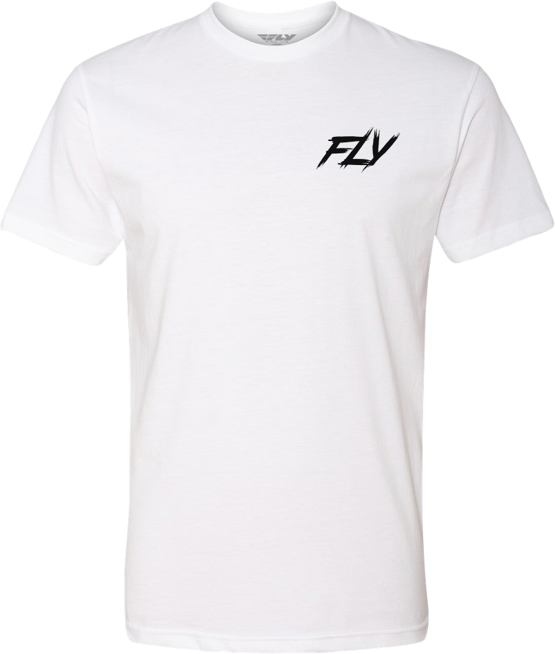 FLY RACING Fly Formula Tee White Md 352-0082M