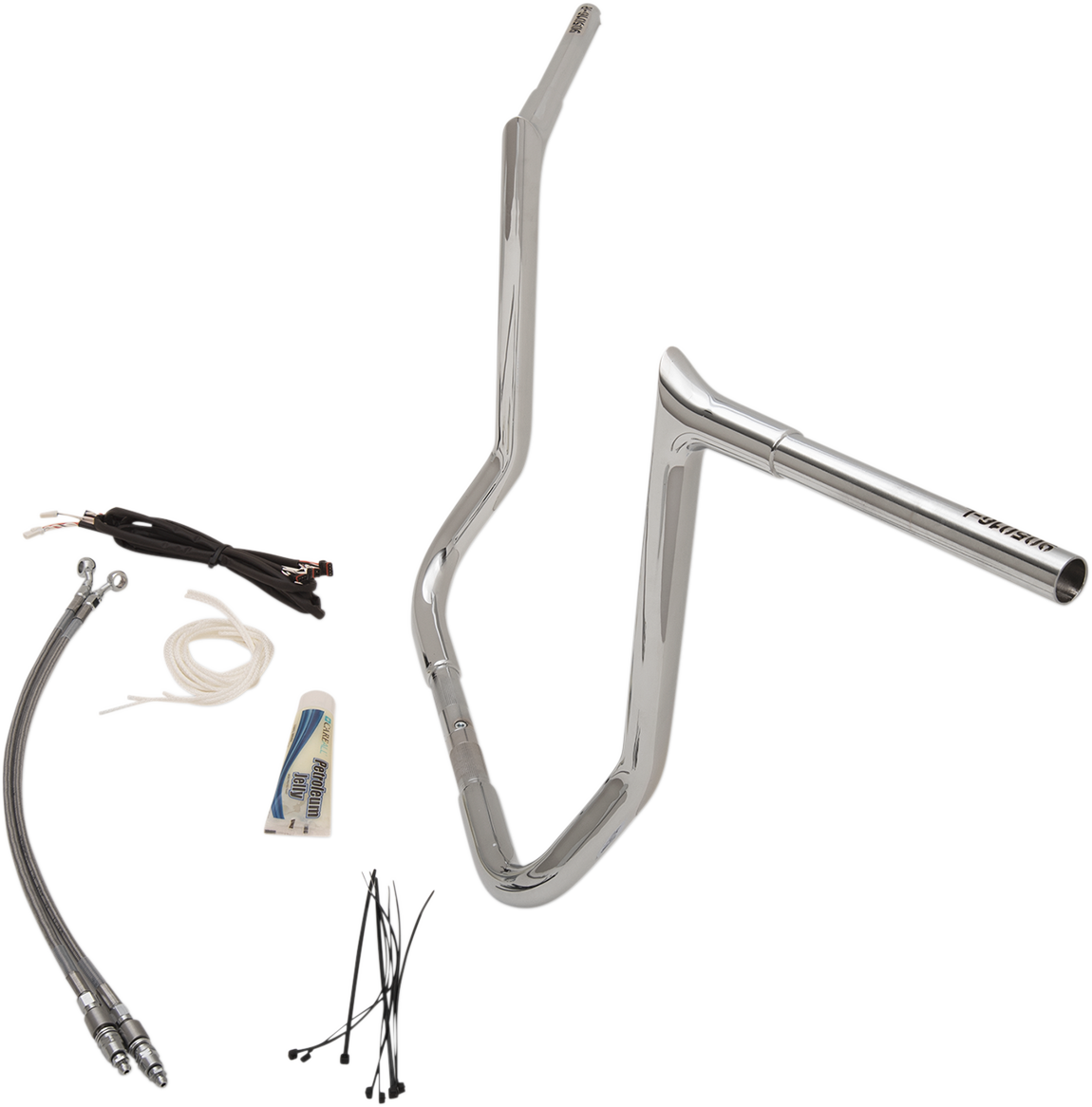 FAT BAGGERS INC. Handlebar Kit - Pointed Top - 16" - Chrome 909216