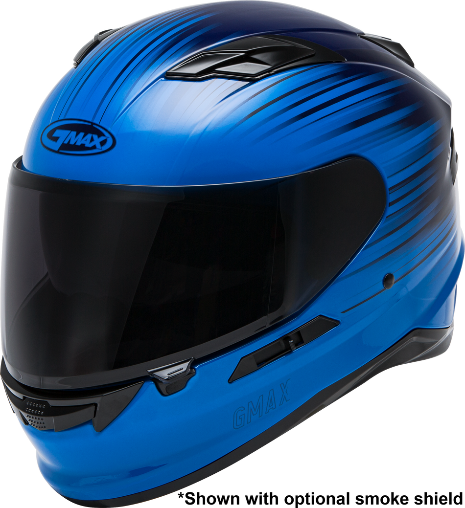 GMAX Ff-98 Full-Face Reliance Helmet Blue/Navy Blue 3x F1982049-ECE