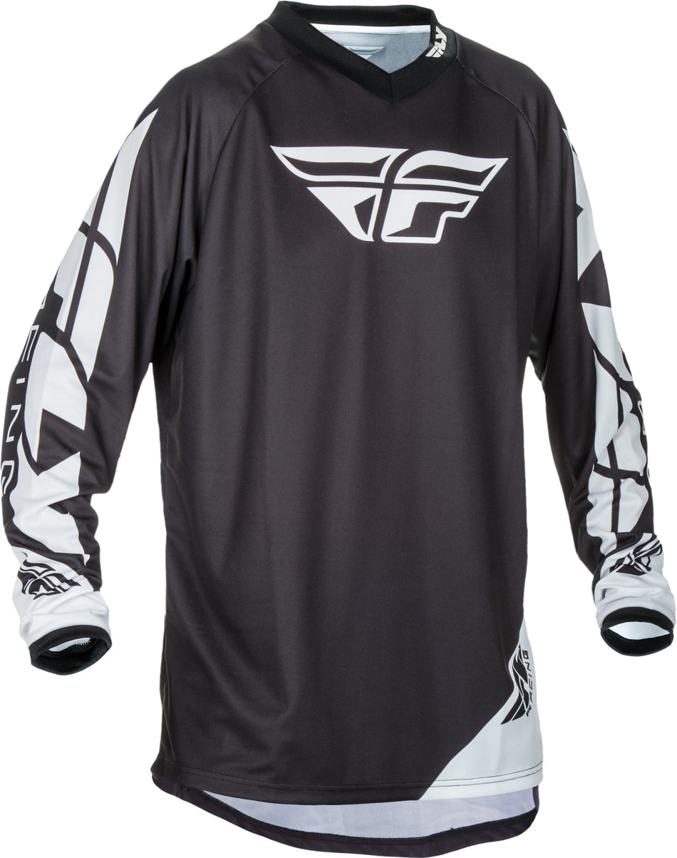 FLY RACING Universal Jersey Black Md 370-990M