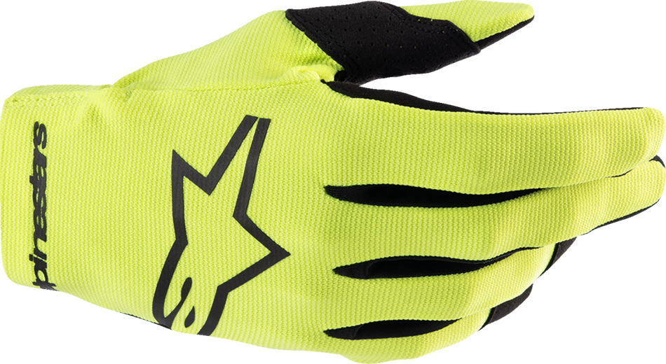 ALPINESTARS Youth Radar Gloves - Fluo Yellow/Black - Large 3541824-551-L