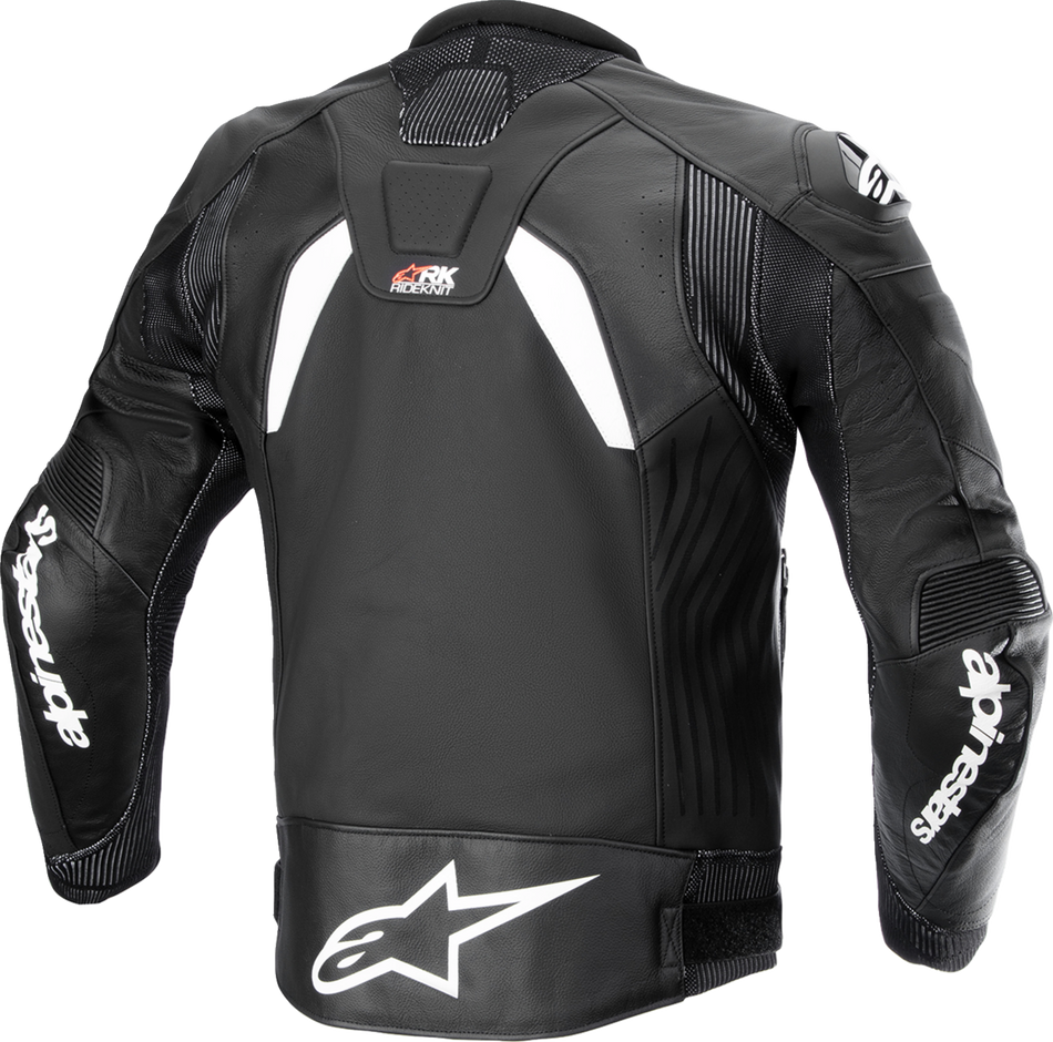 ALPINESTARS GP Plus R v4 Rideknit® Leather Jacket - Black/White - 48 3100324-12-48