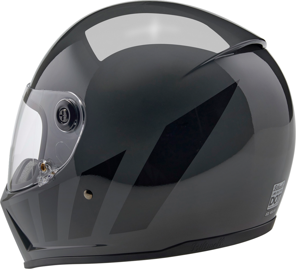 BILTWELL Lane Splitter Helmet - Storm Gray Inertia - Medium 1004-569-503