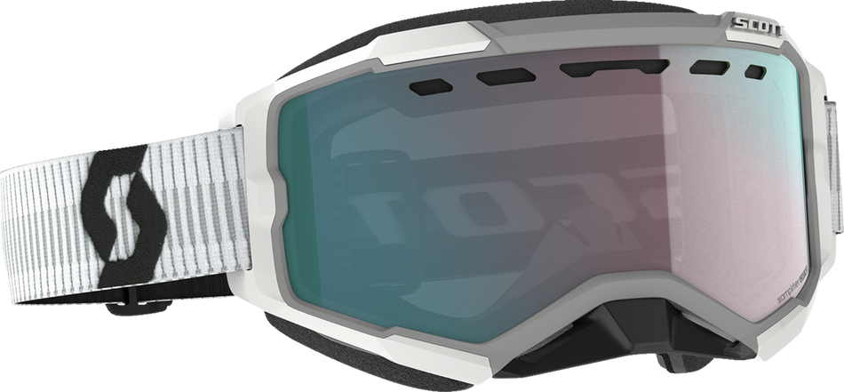 Gafas de nieve SCOTT Fury - Blanco - Enhancer Aqua Chrome 278605-0002351 