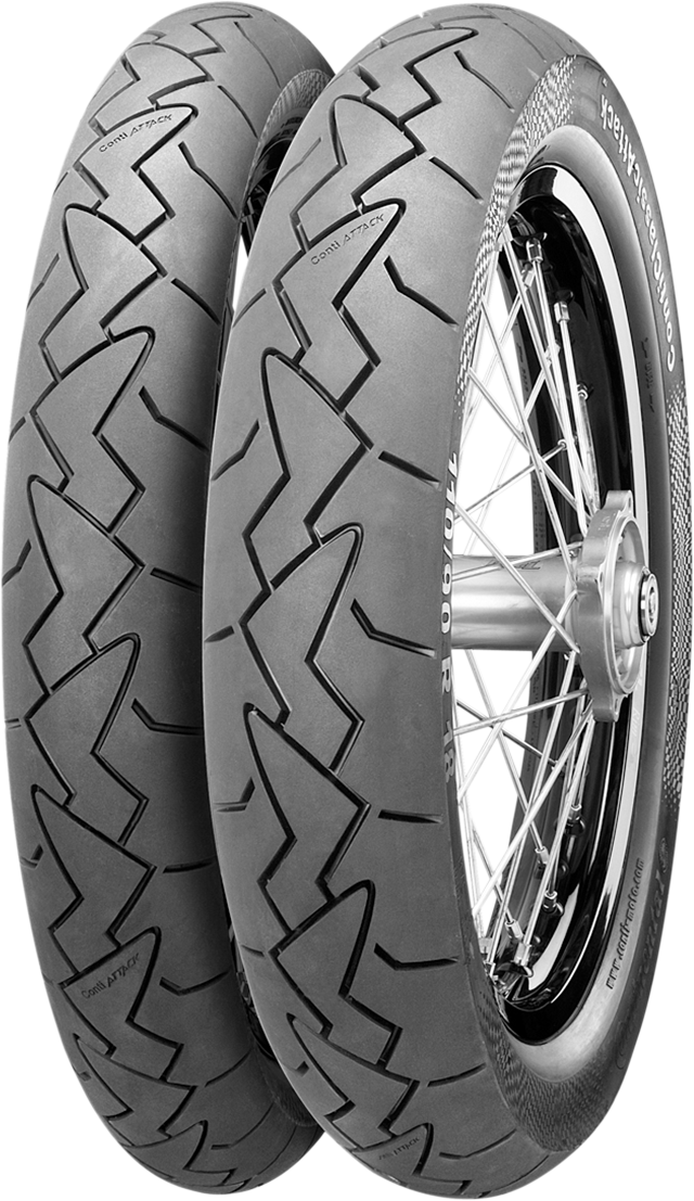 CONTINENTAL Tire - ClassicAttack - Rear - 110/90R18 - 61V 02441840000
