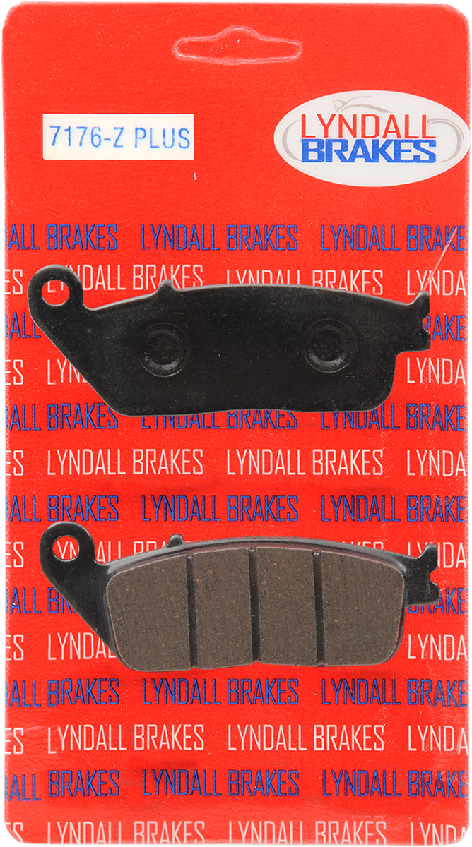 LYNDALL RACING BRAKES LLC Z-Plus Pastillas de freno - Traseras - Victory 08-17 7176-Z+ 