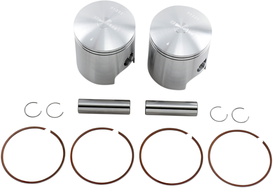 WISECO Piston Kit - RD 350/400 - 65.00 mm HEAD GASKET NOT INCLUDED Forged K131
