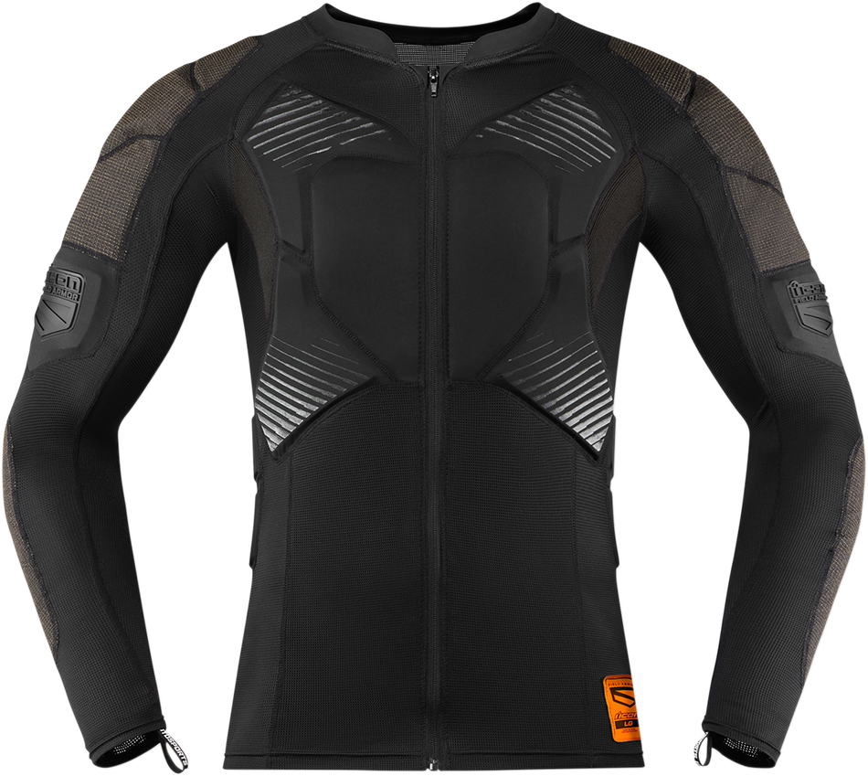 Camiseta de compresión ICON Field Armor - Negro - Mediano 2701-0988 
