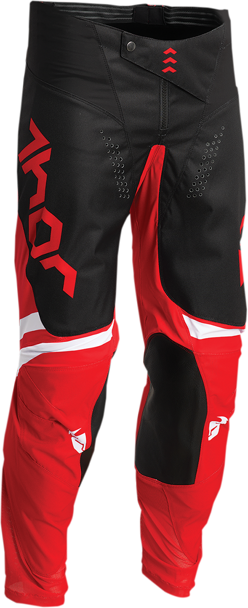 THOR Youth Pulse Cube Pants - Red/White - 24 2903-2070