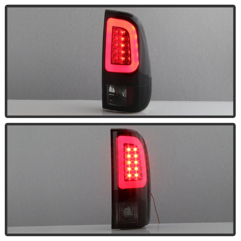 Spyder 97-03 Ford F150 Stylsd. F250 V3 Lght Bar LED Tail Lights - Blk Smk ALT-YD-FF15097V3-LBLED-BSM 5084248