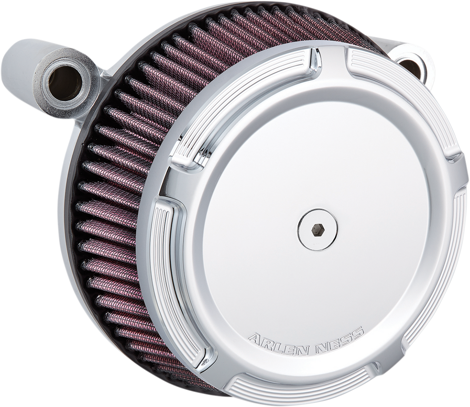 ARLEN NESS Beveled Synthetic Stage-1 Air Cleaner - Chrome - Evolution 50-847