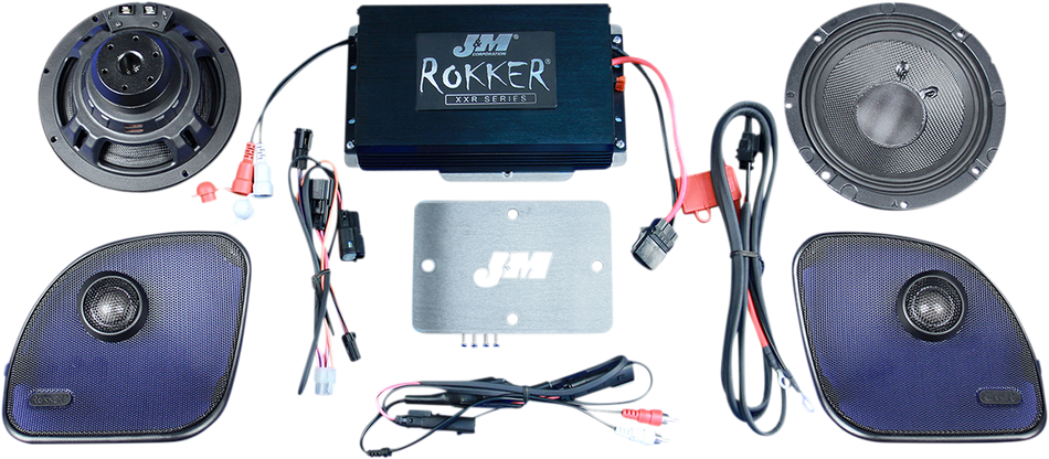 J & M 400w 2-CH Amplifier/Speaker Kit - 15-20 Road Glide 400SP2-15RG-ST5