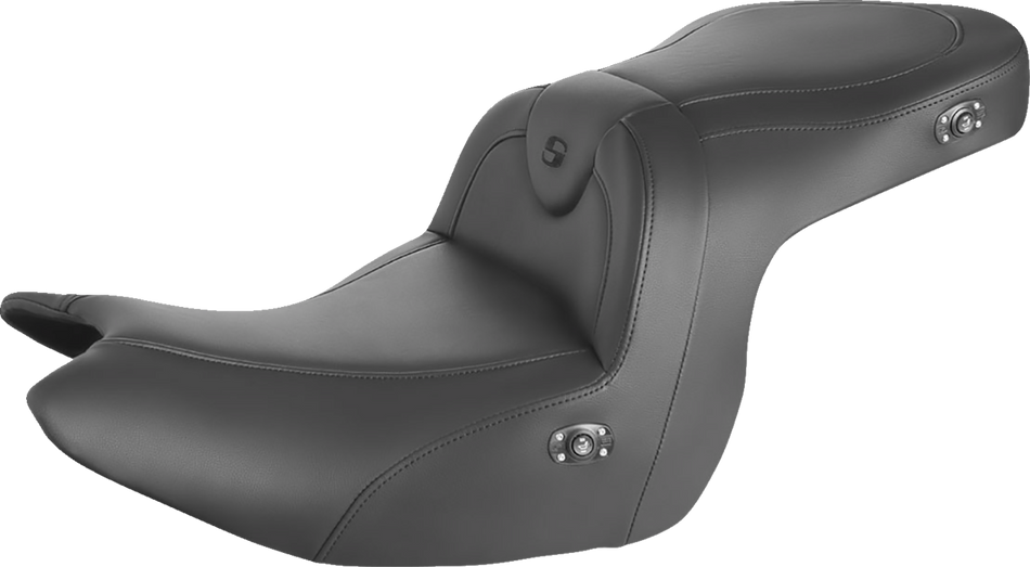 SADDLEMEN Seat - RoadSofa - without Backrest - Black w/ Black Stitching - Heated - GL1800 '18-'23 H18-07-187HCT