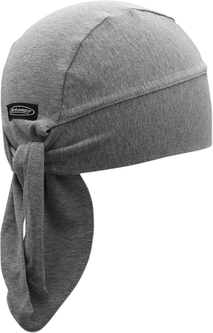 SCHAMPA & DIRT SKINS Wide Band Headwrap - Light Gray BNDNA004-03